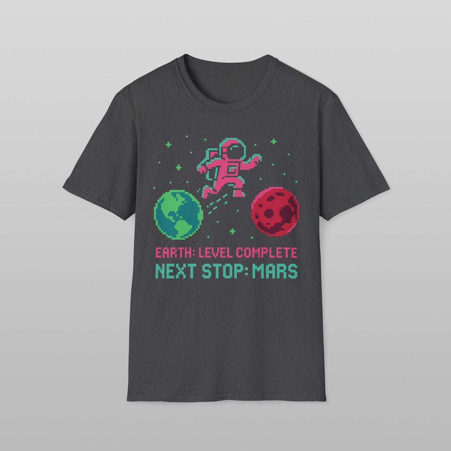 Retro Gamer Astronaut Soft Style T-Shirt