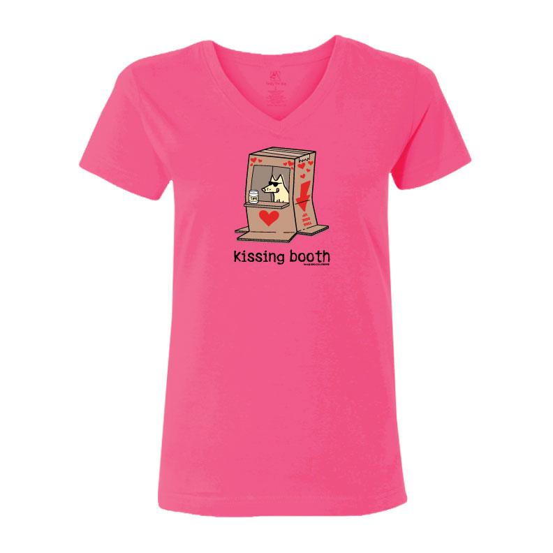 Kissing Booth - Ladies T-Shirt V-Neck