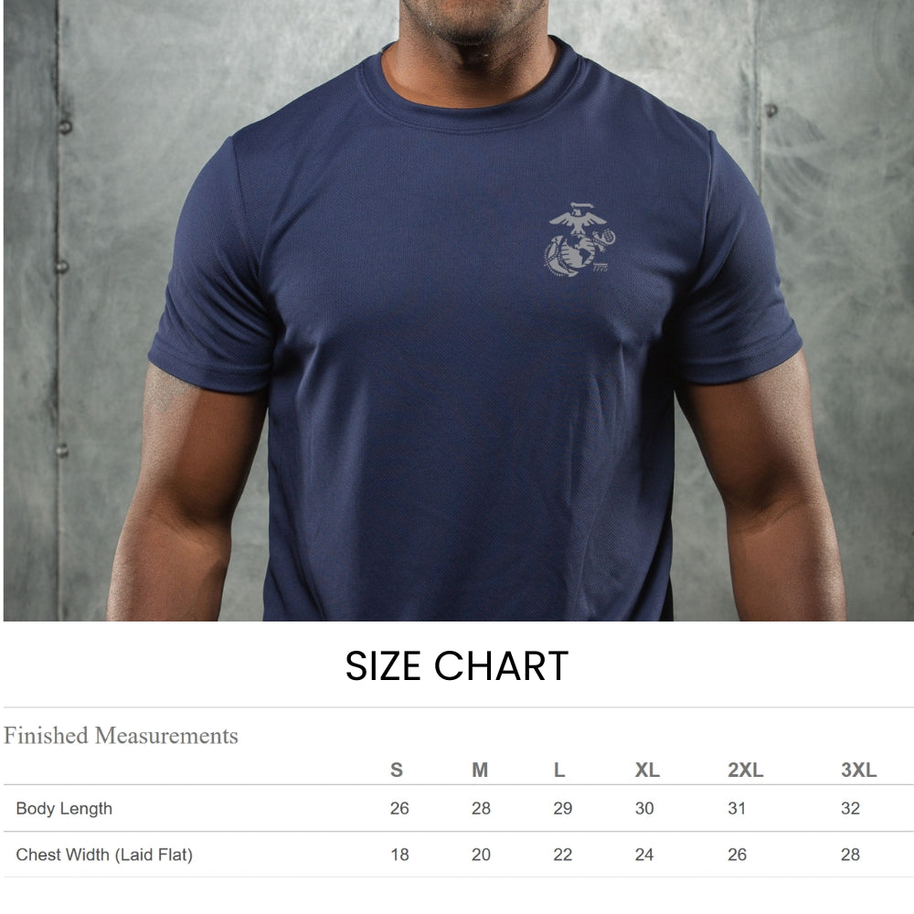 Blackout Left Chest EGA Performance T-Shirt