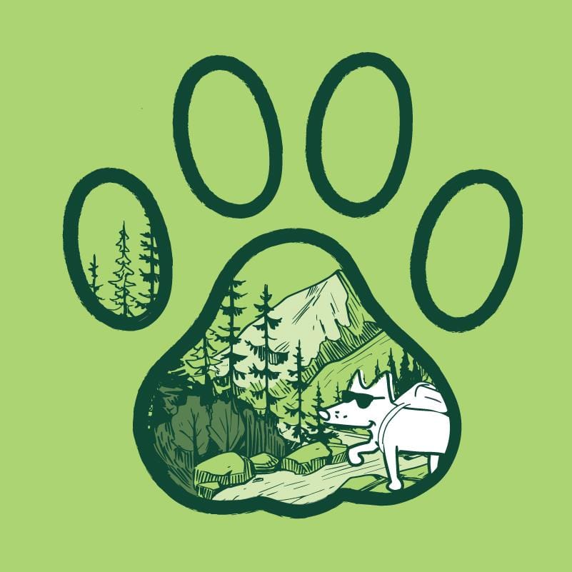 Forest Paw - Ladies T-Shirt V-Neck