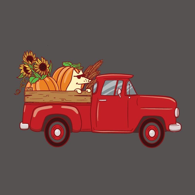 Harvest Pickup - Ladies T-Shirt V-Neck