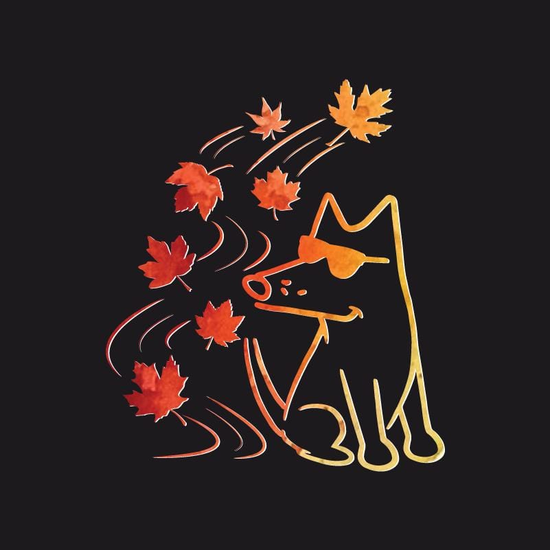 Autumn Wind - Ladies Curvy V-Neck Tee