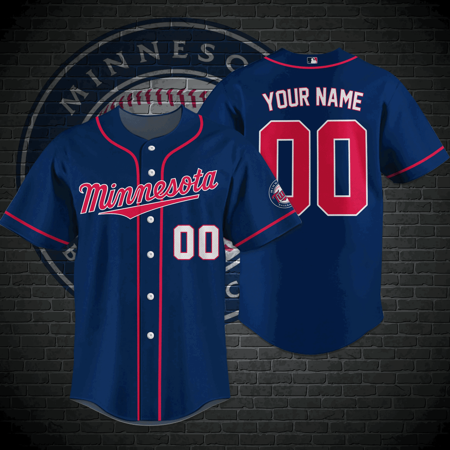 Custom Minnesota Twins MLB Baseball Shirt - Stand Out with M-32339 Design! - lylyprint.com