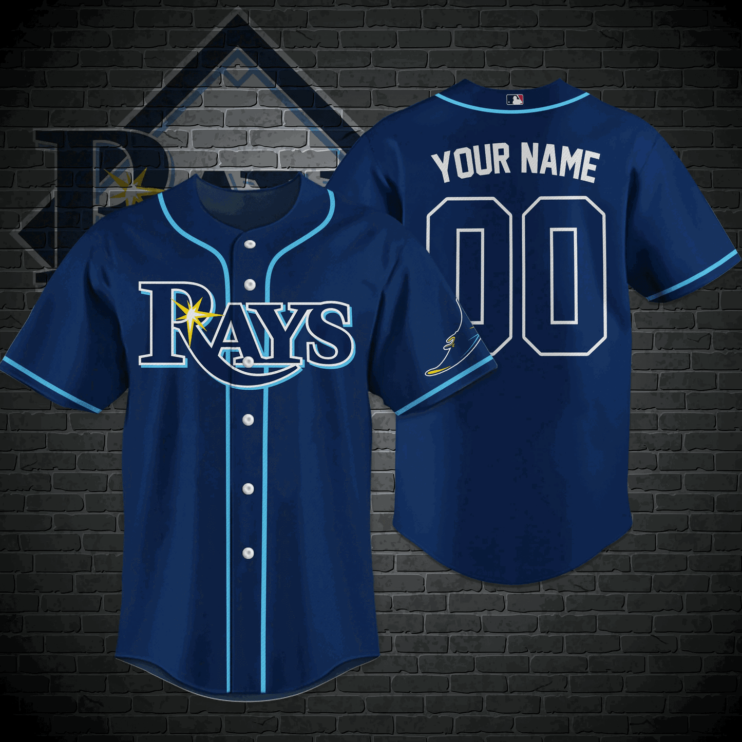 Custom Tampa Bay Rays MLB-Baseball Shirt M-32339 - Personalize Your Style! - lylyprint.com