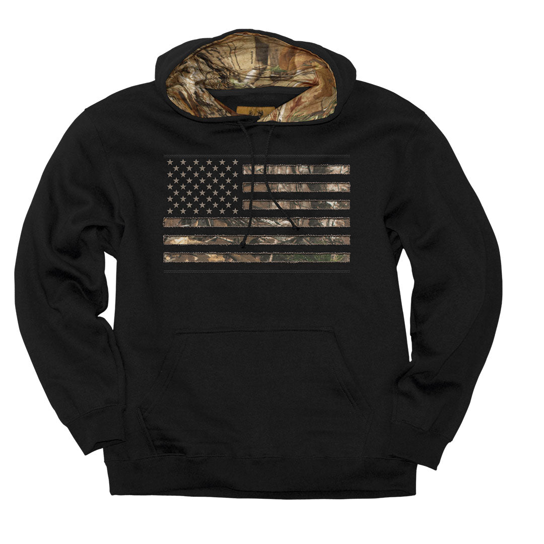 Buck Wear - Camo Stars & Stripes Hoodie