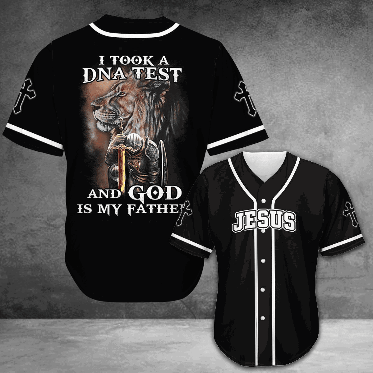 Holiday Jesus I Took A Dna Test God Is My Father Baseball Tee Jersey Shirt Printed 3d - Gift for Men Women - lylyprint.com