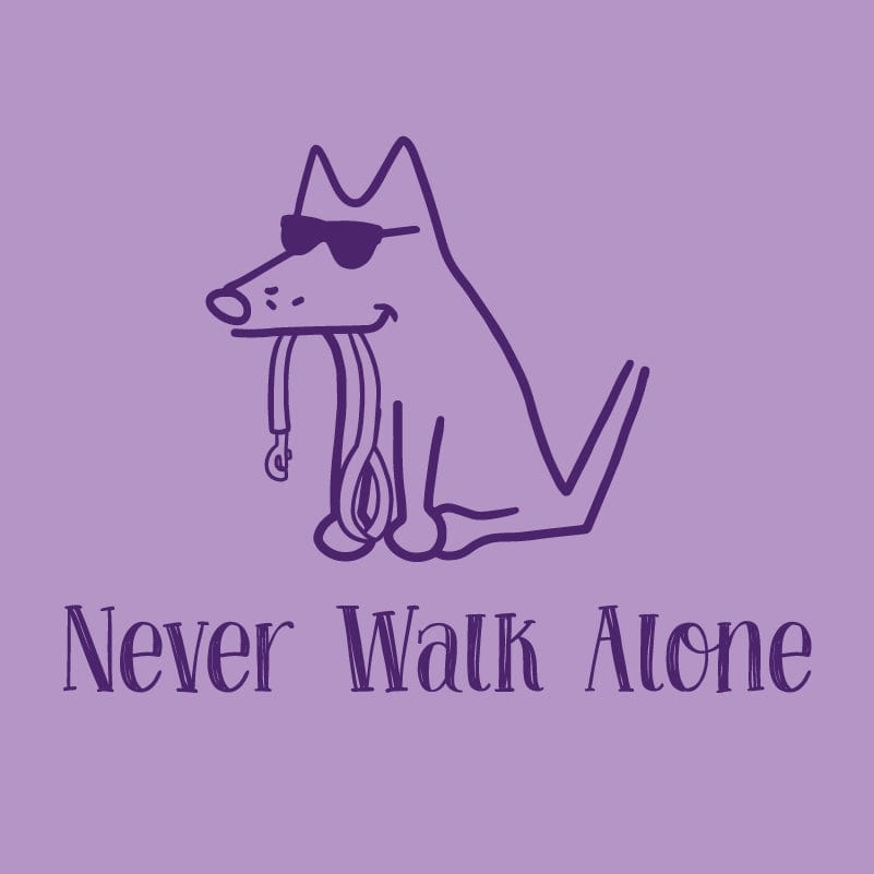 Never Walk Alone - Ladies T-Shirt V-Neck