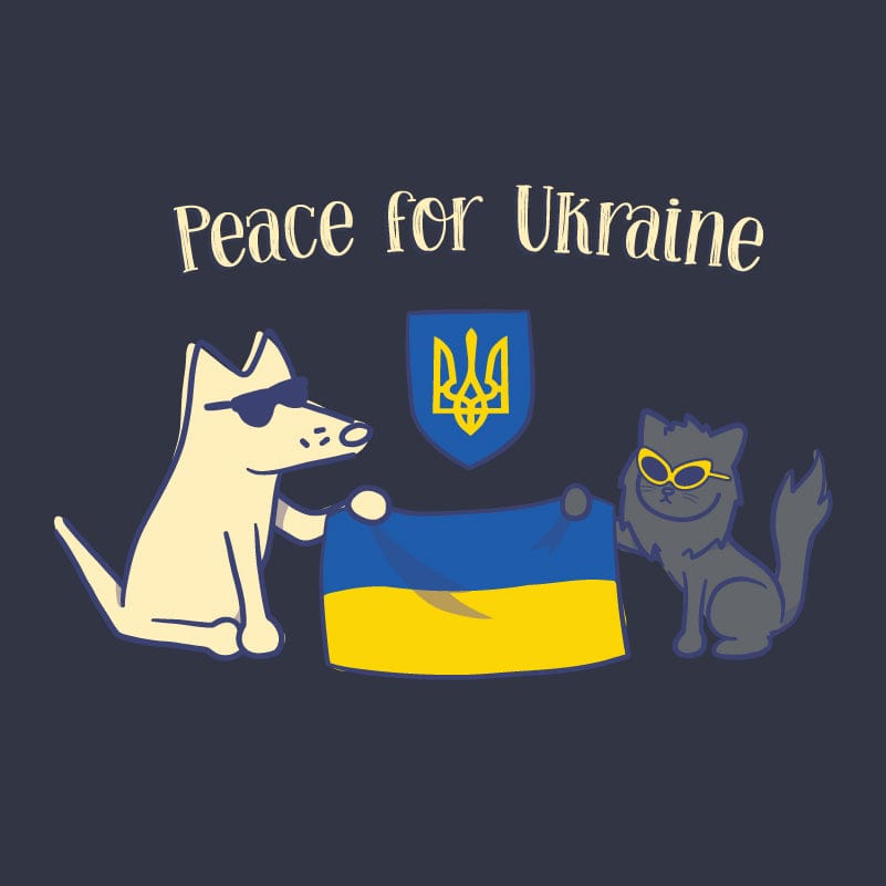 Peace for Ukraine - Sweatshirt Pullover Hoodie