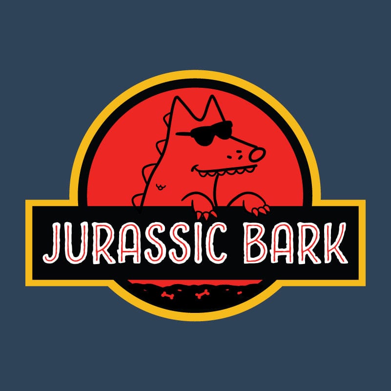 Jurassic Bark - Ladies T-Shirt V-Neck