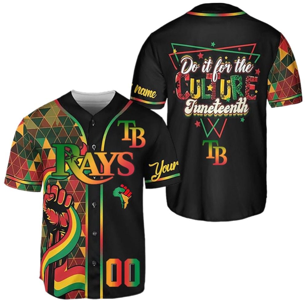 2025 Bay Rays Juneteenth Day Jersey - Grishko.com