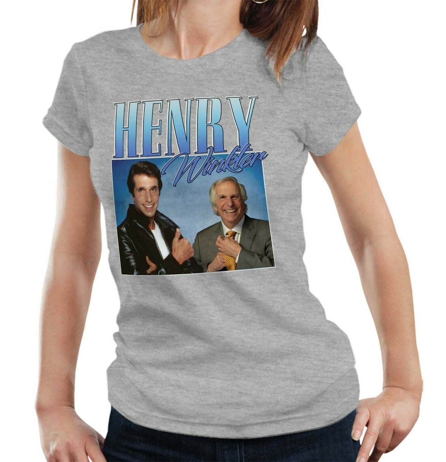 Henry Winkler Appreciation Tshirt Fitted Ladies