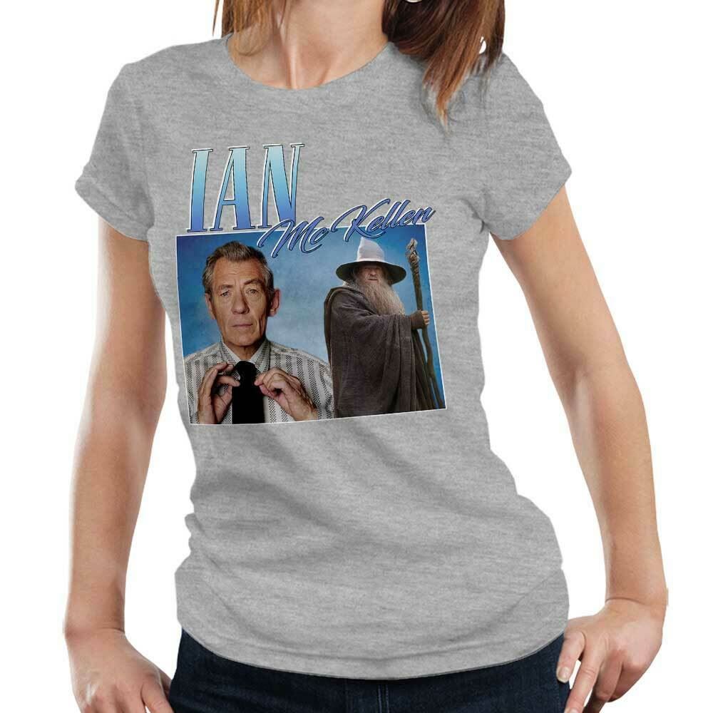 Ian McKellen Appreciation Tshirt Fitted Ladies