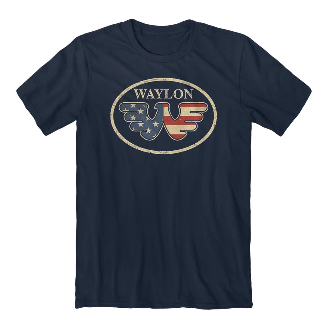 Waylon Jennings - Flying W Logo T-Shirt