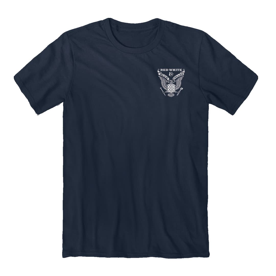 Red, White, and Blue Collar - Work T-Shirt