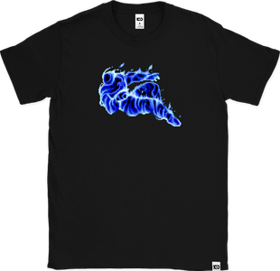 STREET FIGHTER - 'Burning Sprite Psycho Edition' T-Shirt - Black