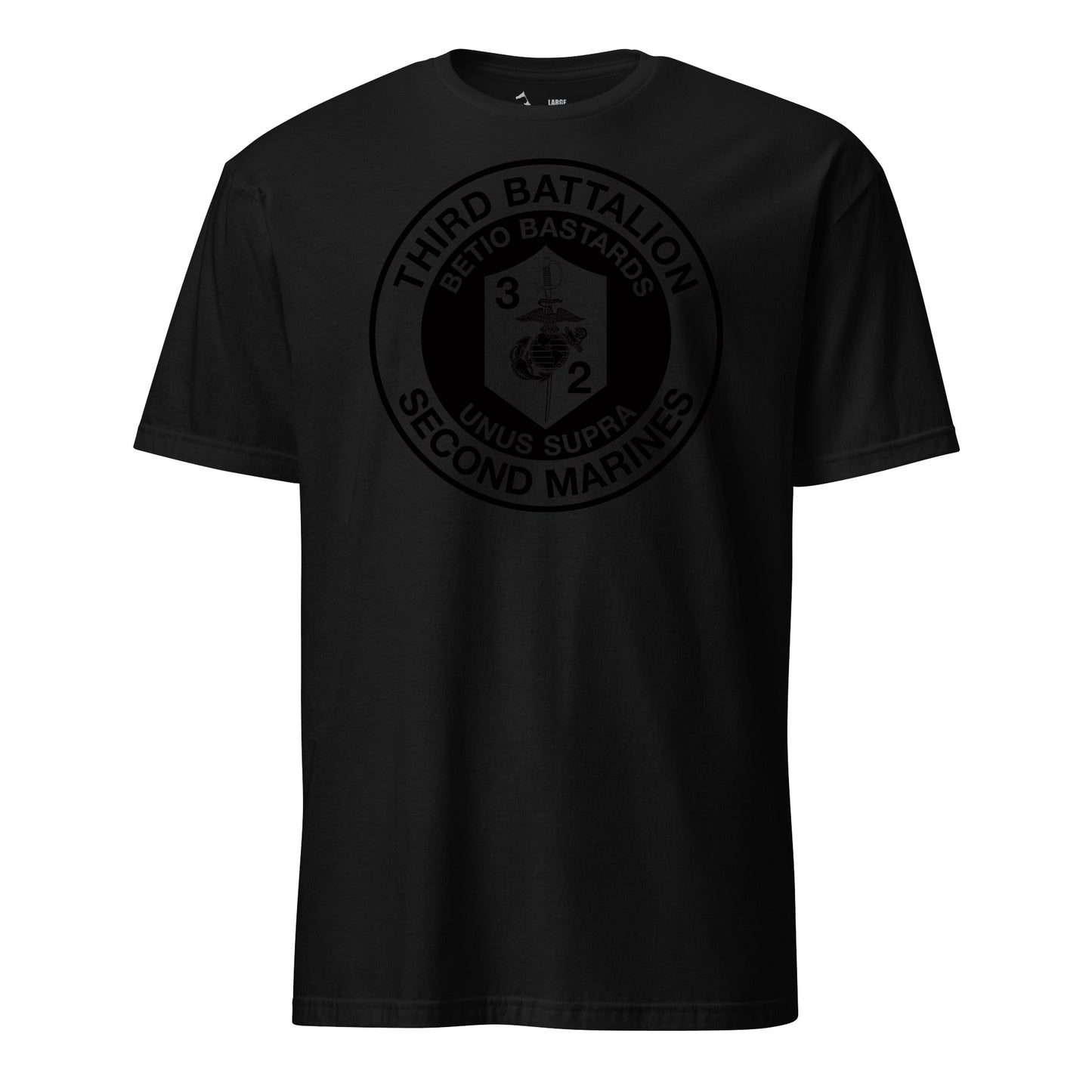 3rd Battalion 2nd Marines Blackout T-Shirt