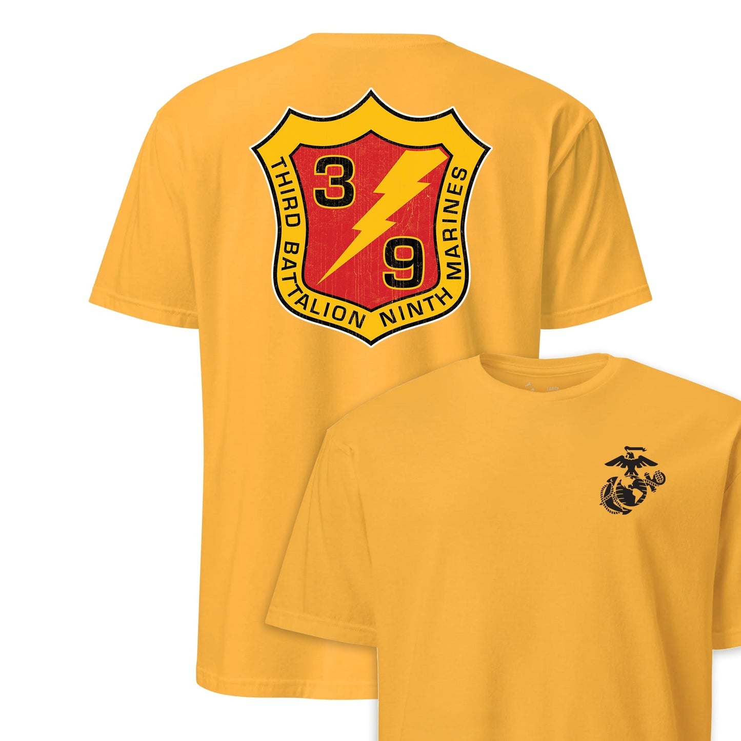 3rd Battalion 9th Marines Back Print T-Shirt