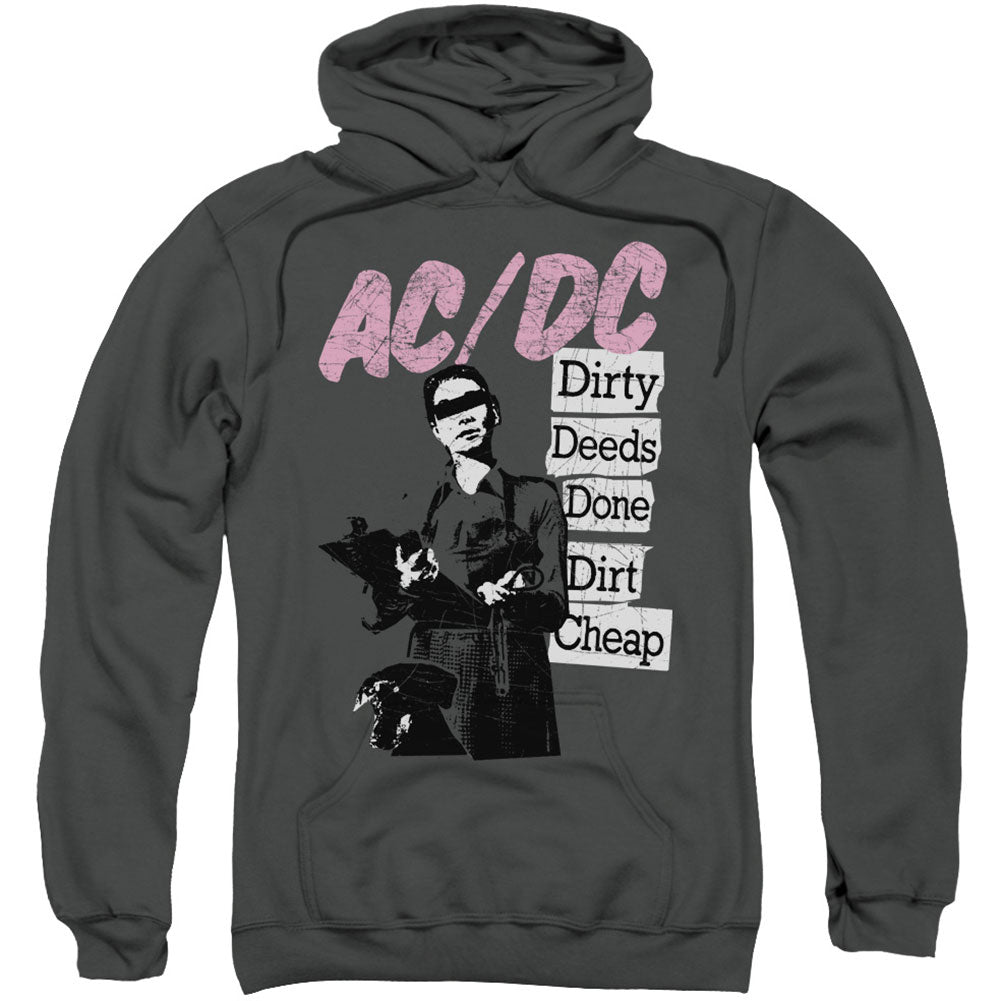 Dirty Deeds Adult 25% Poly Hooded Sweatshirt