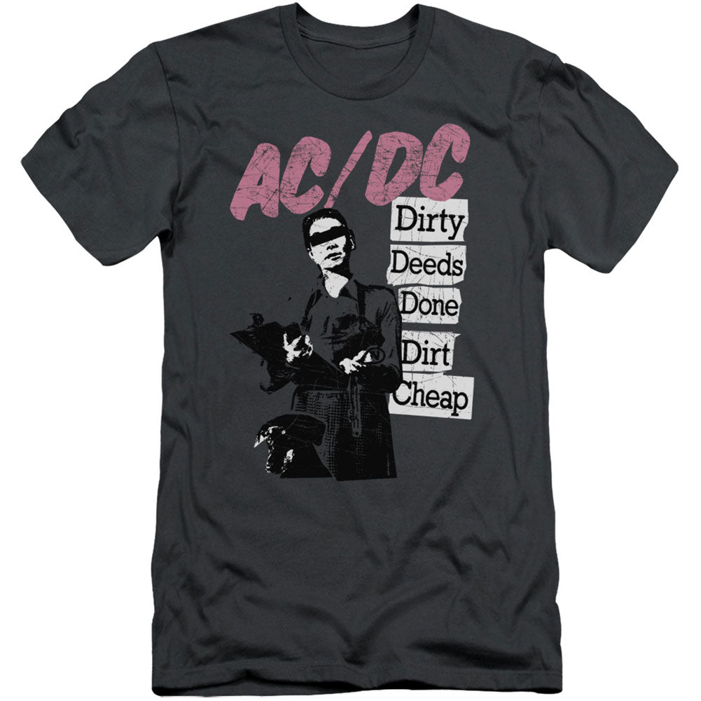 Dirty Deeds Adult Slim Fit Slim Fit T-shirt