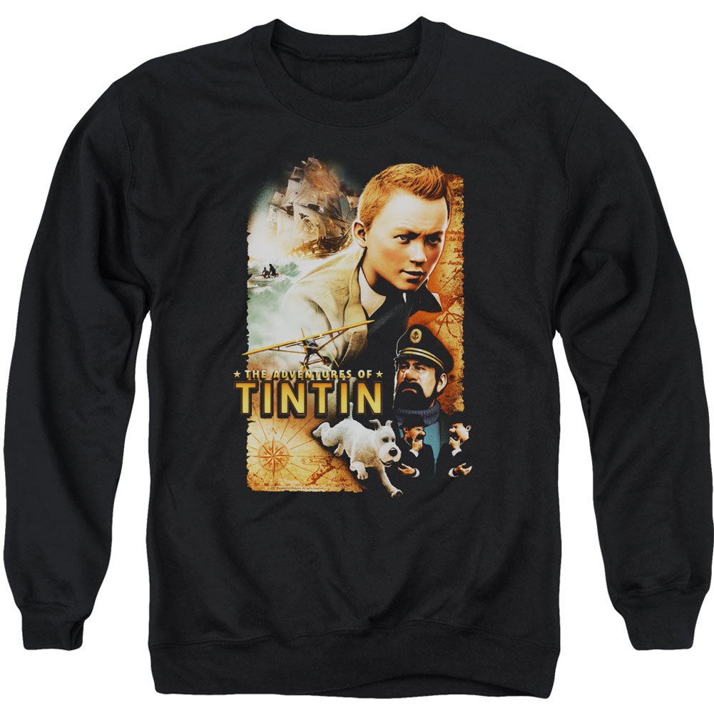 Adventure Poster Adult Sweatshirt