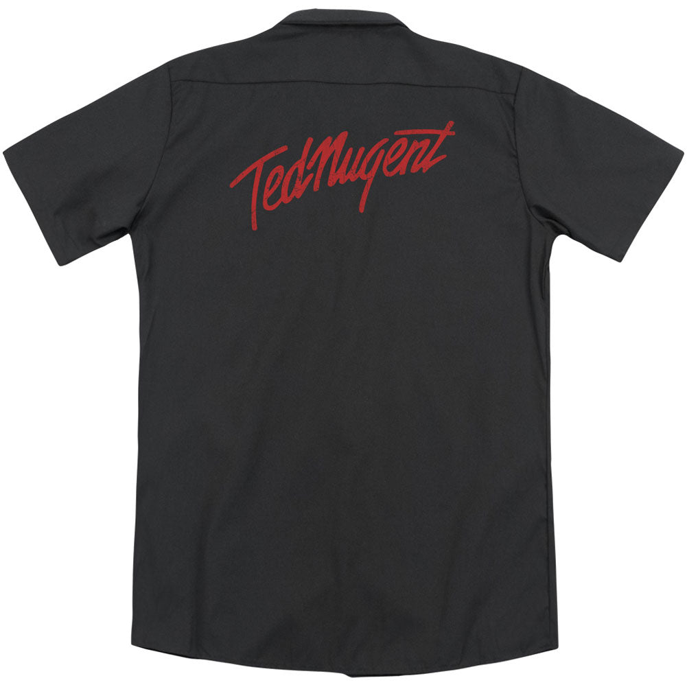 Distress Logo(Back Print) Work Shirt
