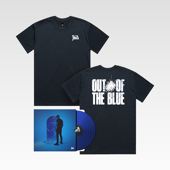 360 / Out Of The Blue - Blue Vinyl + Tee Bundle