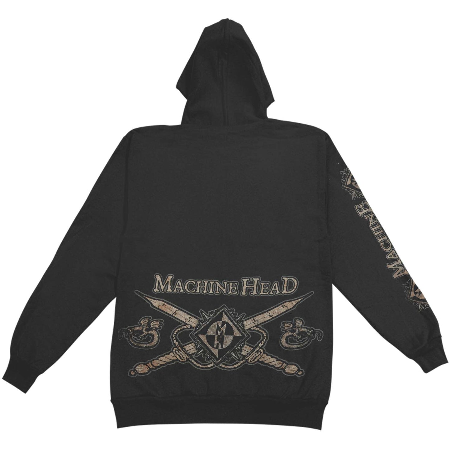 Bloodstone Diamond Zippered Hooded Sweatshirt
