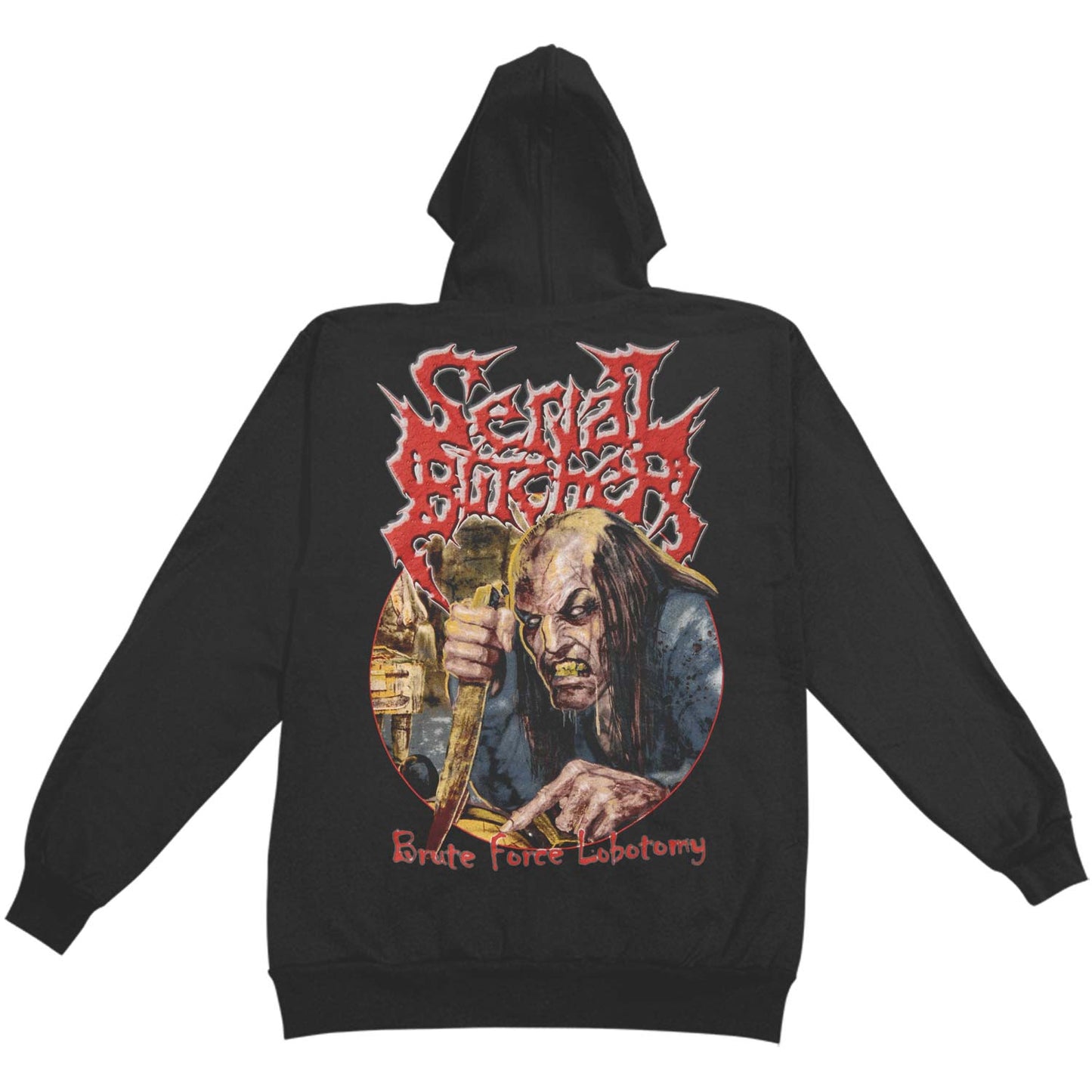 Brute Force Lobotomy Zippered Hooded Sweatshirt