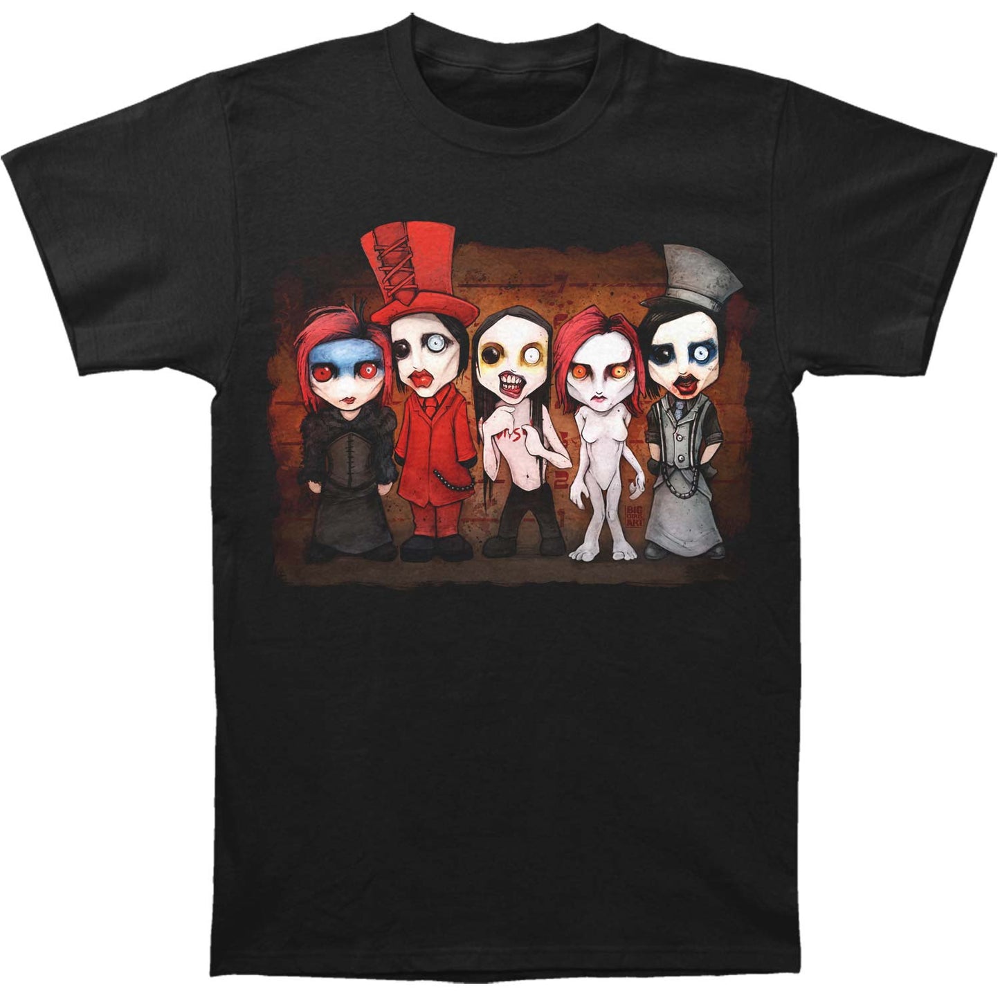Big Chris Men's "Beautiful People Line Up Manson" T-shirt