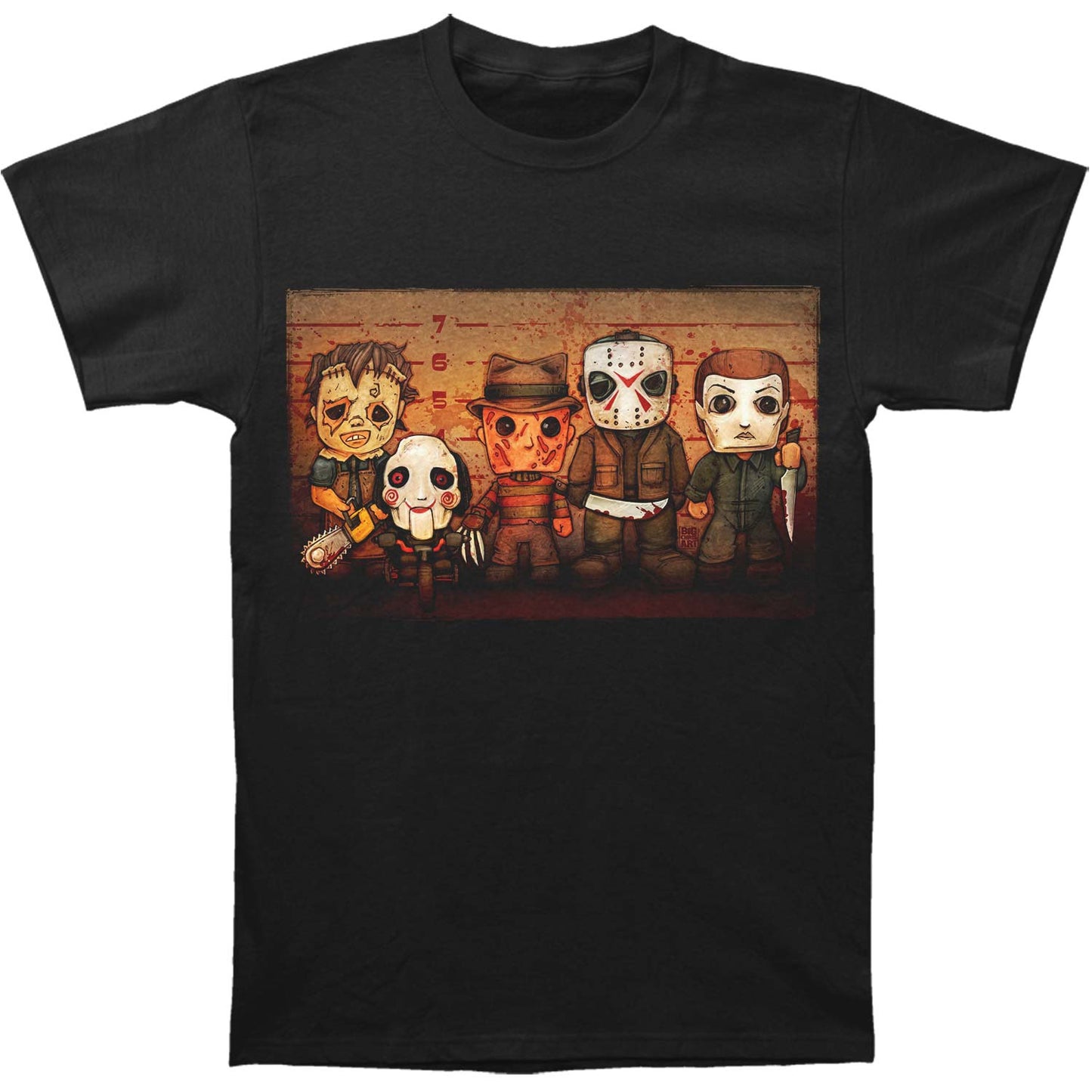 Church of Horror "Killer Line Up" Soft T-shirt