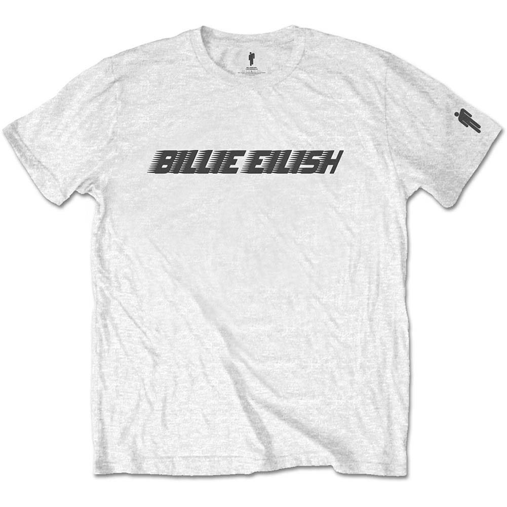 Black Racer Logo (Sleeve Print) Slim Fit T-shirt