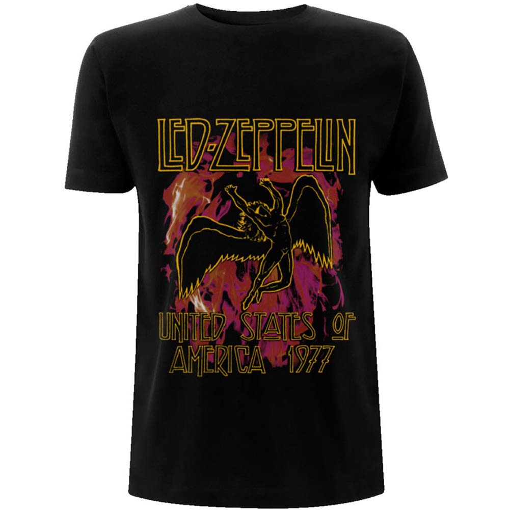 Black Flames Slim Fit T-shirt