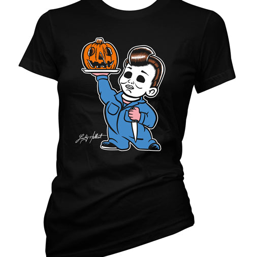 Lucky Hellcat Halloween Michael Women's T-Shirt