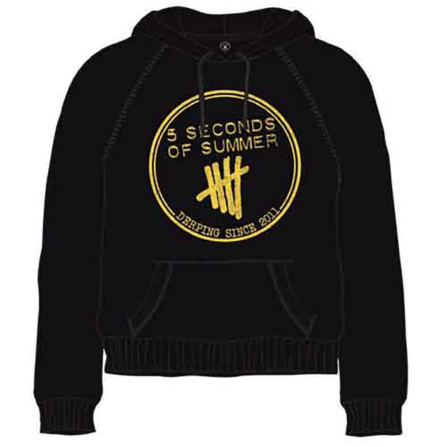 Derping Stamp Hooded Sweatshirt Style001