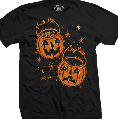 Lucky Hellcat Smile Now Cry Later Unisex T-Shirt