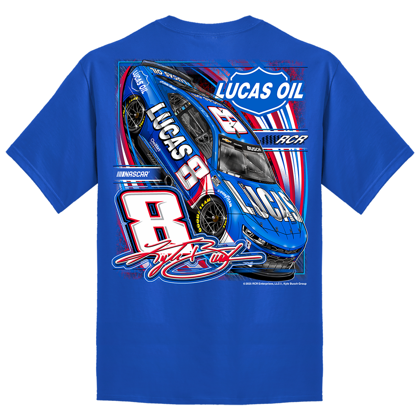 KYLE BUSCH #8 YOUTH LUCAS OIL ROYAL TEE