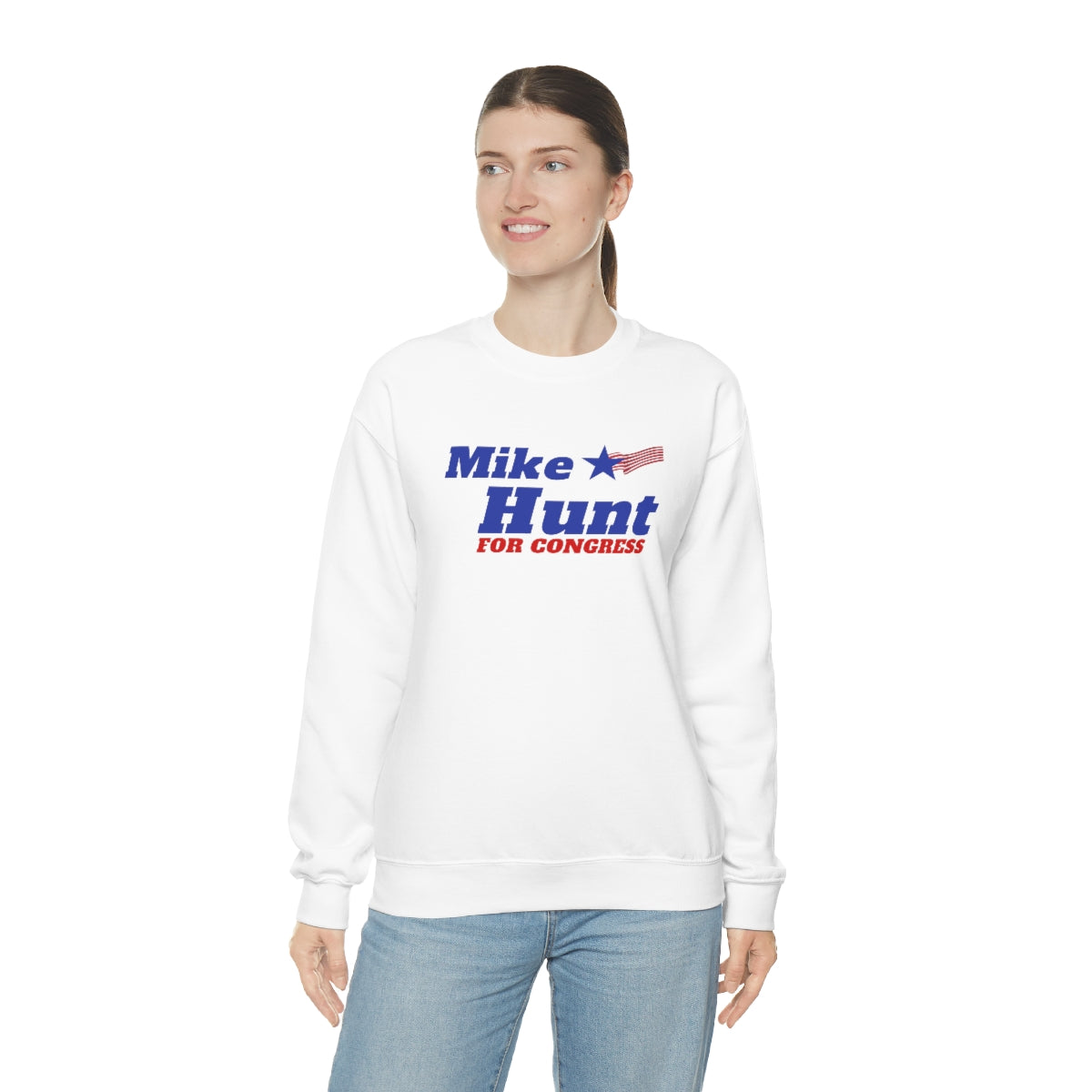 Mike Hunt - Unisex Heavy Blendâ„¢ Crewneck Sweatshirt