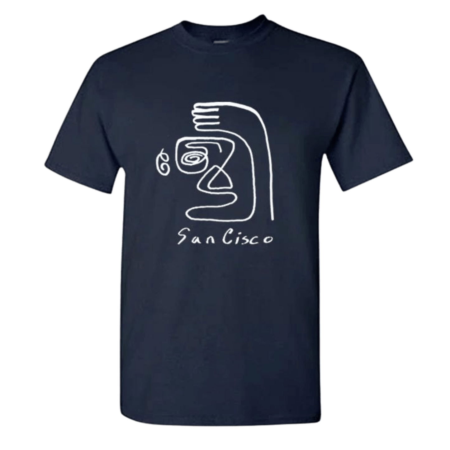 San Cisco / Face tee - Navy