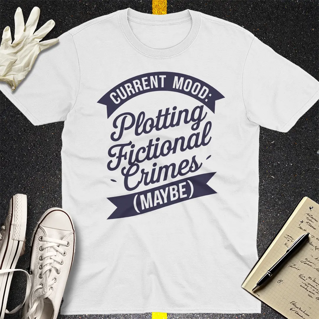 Plotting Fictional Crimes T-Shirt