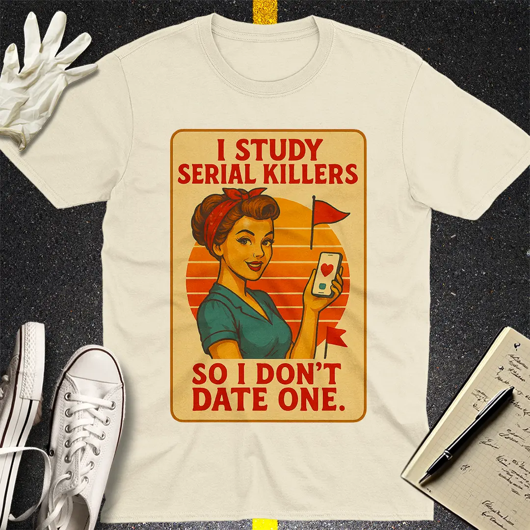 Serial Killer Red Flag T-Shirt