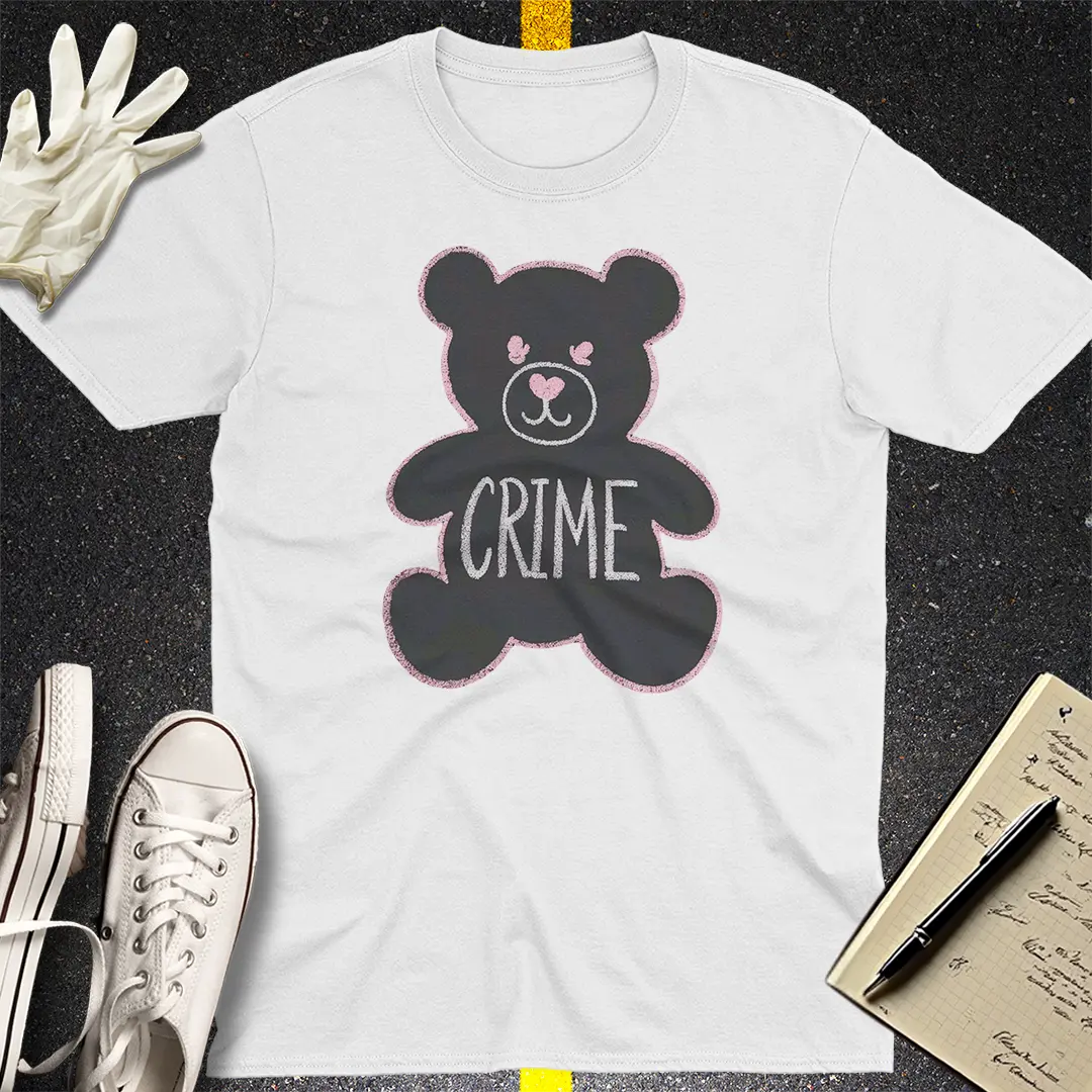 Cute Crime Bear T-Shirt