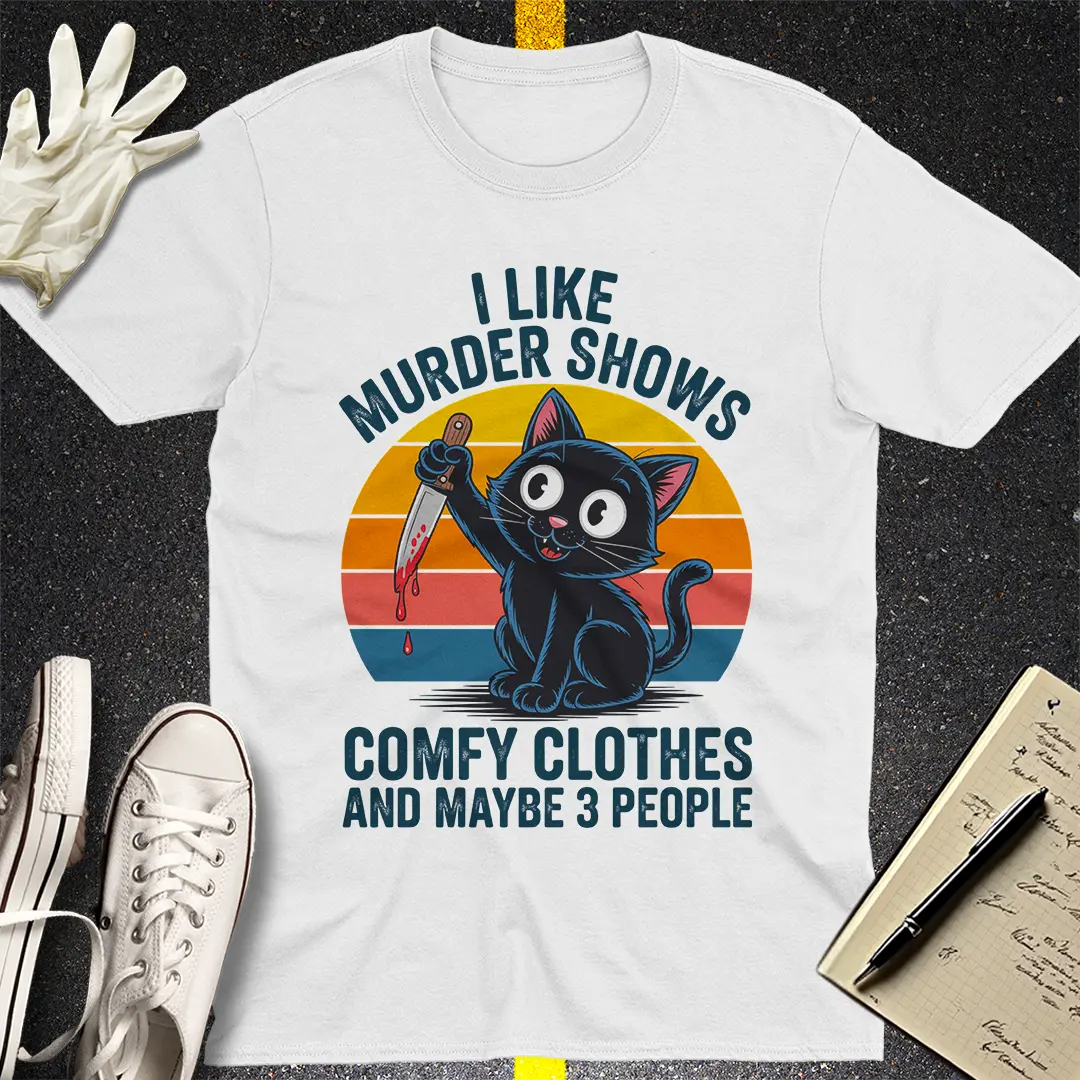 Murder Shows & Cats T-Shirt