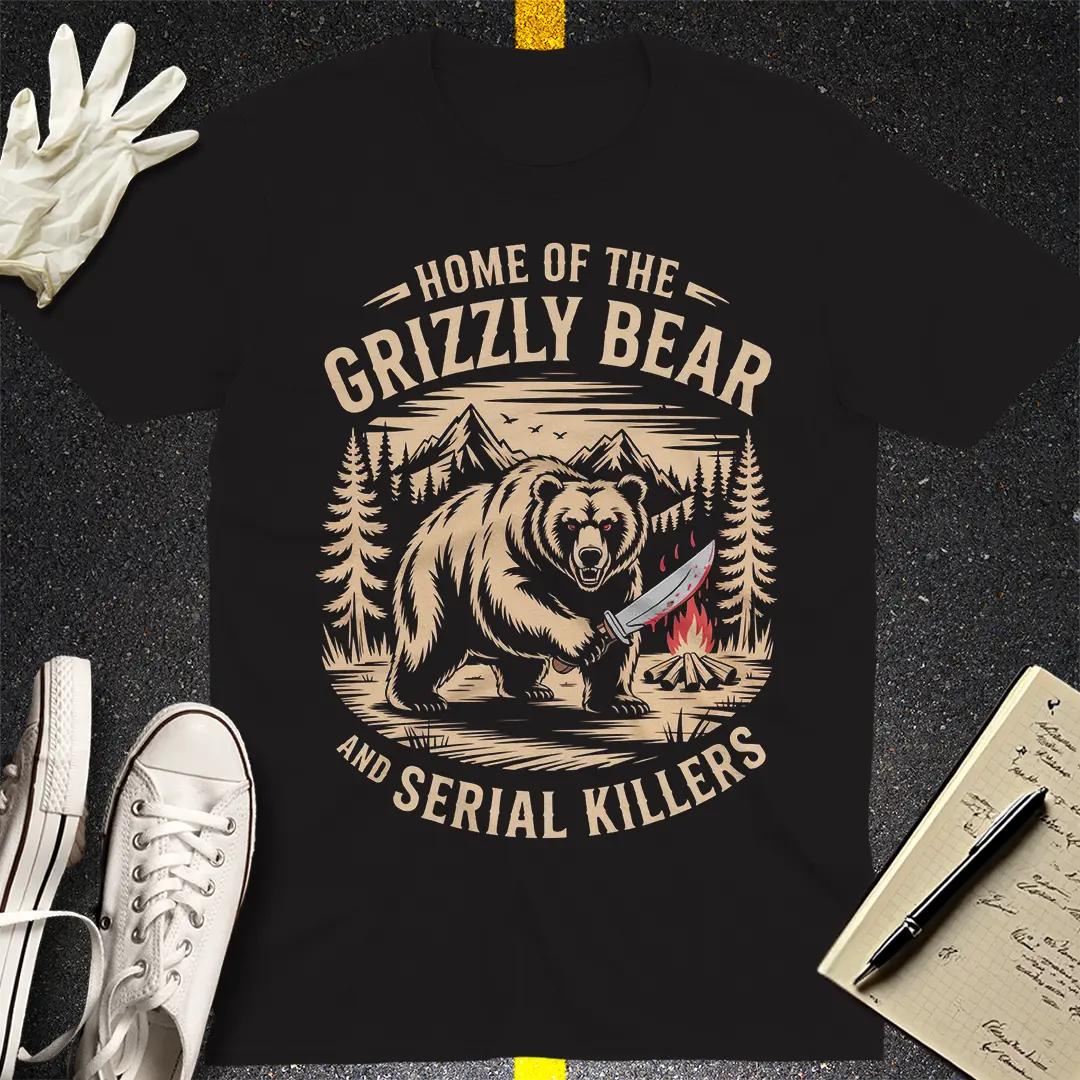 Grizzly Bear & Serial Killers T-Shirt