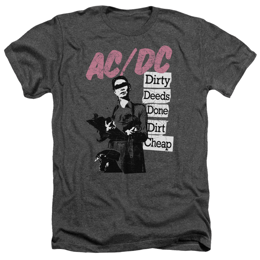 ACDC Acdc Dirty Deeds - Men's Heather T-Shirt