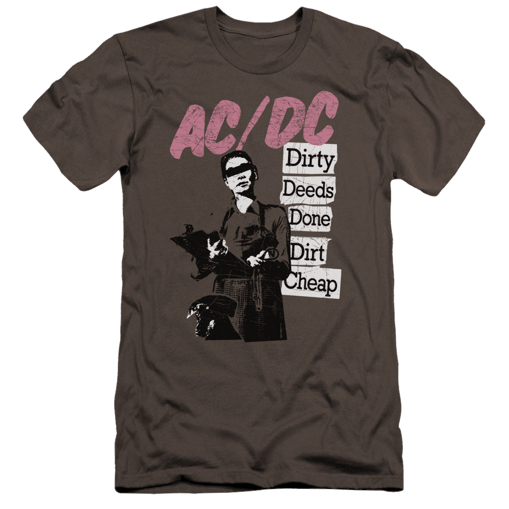 ACDC Acdc Dirty Deeds - Men's Premium Slim Fit T-Shirt
