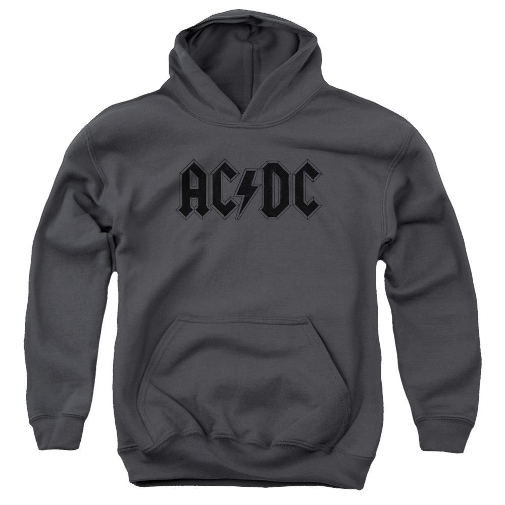 AC/DC Worn Logo - Youth Hoodie (Ages 8-12)