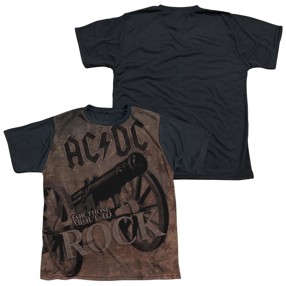 AC/DC We Salute You - Youth Black Back T-Shirt (Ages 8-12)
