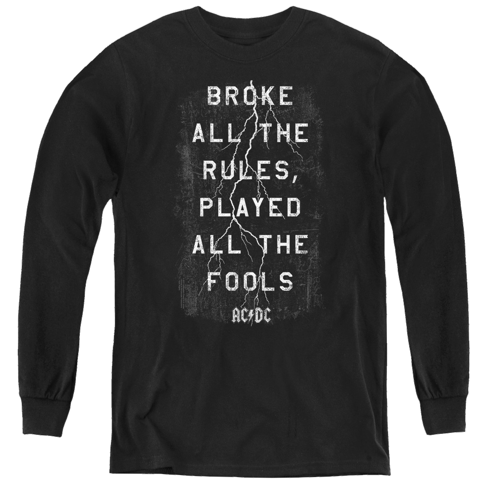 Acdc Struck - Youth Long Sleeve T-Shirt