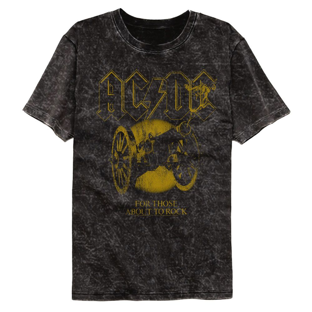 ACDC Monochrome Ftatr Mineral Wash T-Shirt