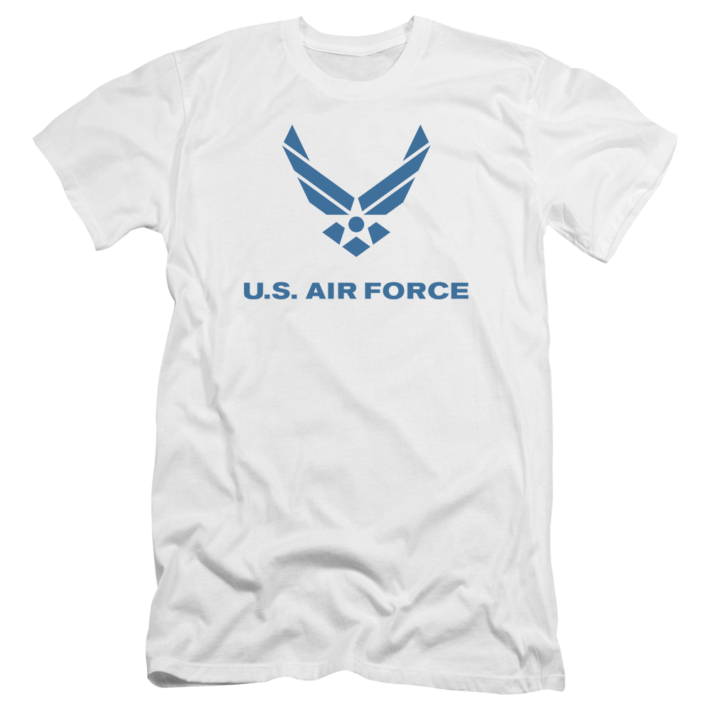 Air Force Distressed Logo - Men's Premium Slim Fit T-Shirt
